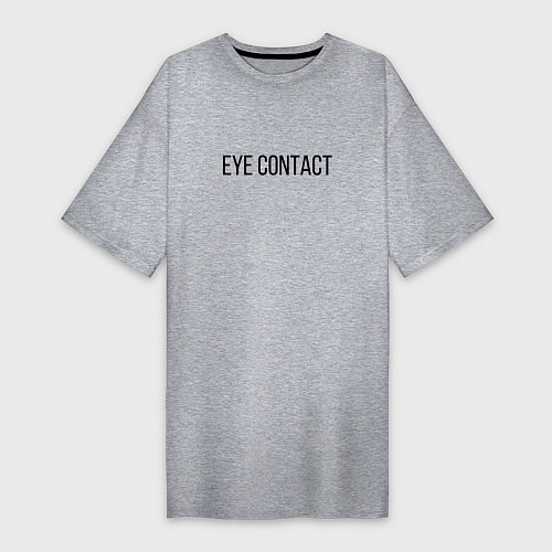Женская футболка-платье EYE CONTACT / Меланж – фото 1