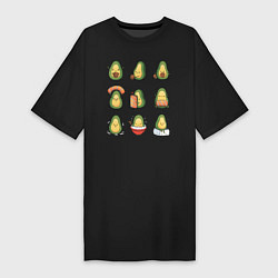 Женская футболка-платье Life Avocado