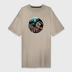 Женская футболка-платье Get Lucky