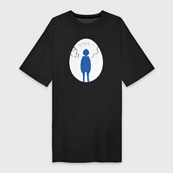 Женская футболка-платье Приоритет чудо-яйца