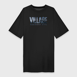 Футболка женская-платье Resident Evil Village Хоррор, цвет: черный