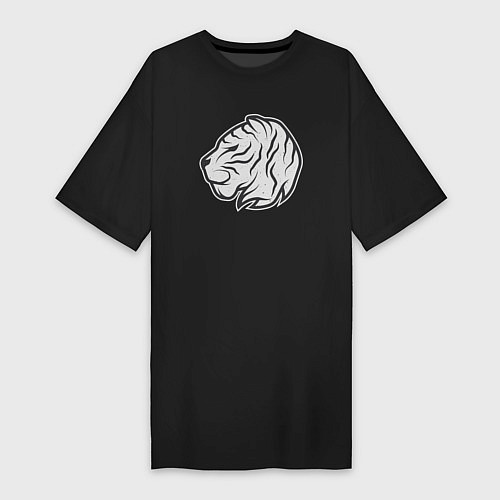 Женская футболка-платье Mystic Tiger / Черный – фото 1