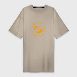 Женская футболка-платье Time Bitcoin