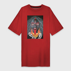 Женская футболка-платье Богиня Кали