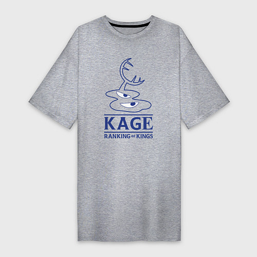 Женская футболка-платье Каге / Меланж – фото 1