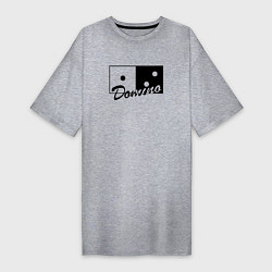 Женская футболка-платье Доминообщественное