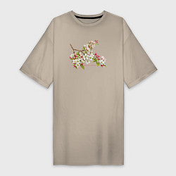 Женская футболка-платье Время цвести