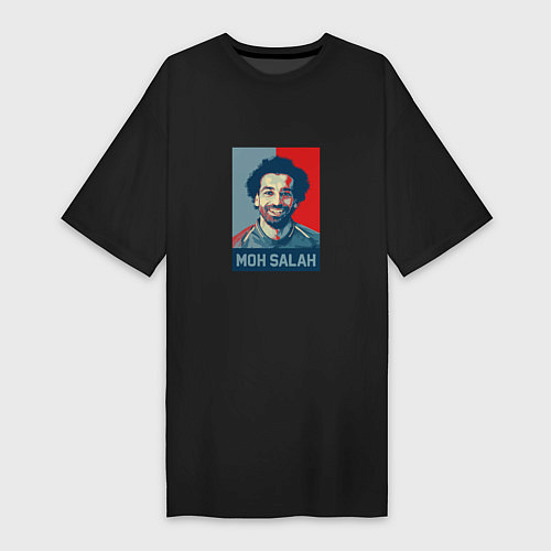 Женская футболка-платье Moh Salah / Черный – фото 1