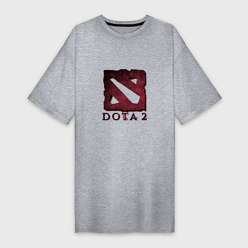 Женская футболка-платье Dota 2 Doka 2 / Меланж – фото 1
