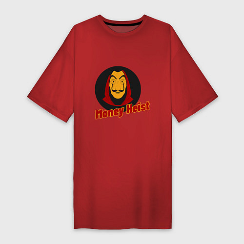 Женская футболка-платье Dali - Money Heist / Красный – фото 1