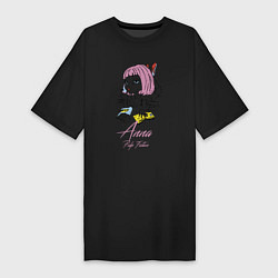 Футболка женская-платье Anna Pulp Fiction, цвет: черный