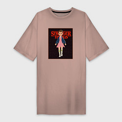 Женская футболка-платье Очень странные дела - 11