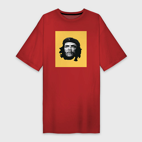 Женская футболка-платье Че Гевара / Красный – фото 1
