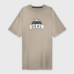Женская футболка-платье URAL