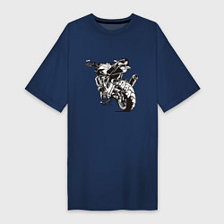 Женская футболка-платье Motorcycle