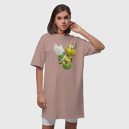 Женская футболка-платье Купа Трупа / Пыльно-розовый – фото 3