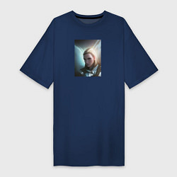 Женская футболка-платье Арт портрет