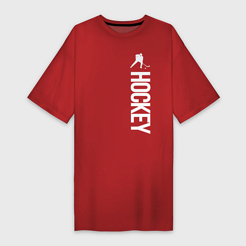 Женская футболка-платье Hockey / Красный – фото 1