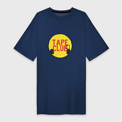Футболка женская-платье Tape club, цвет: тёмно-синий