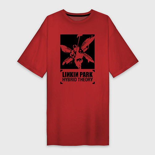 Женская футболка-платье LP Hybrid Theory / Красный – фото 1