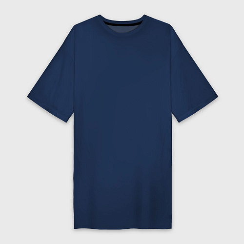 Женская футболка-платье Dare devil / Тёмно-синий – фото 1