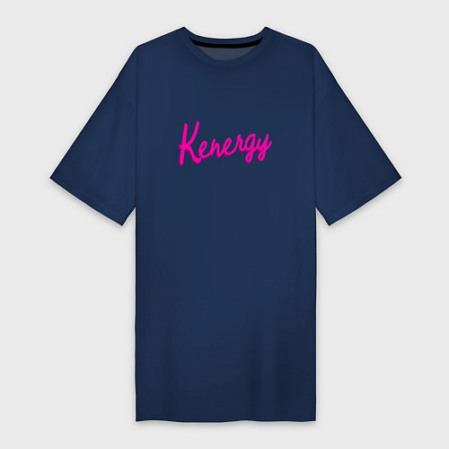 Женская футболка-платье Kenergy / Тёмно-синий – фото 1