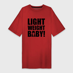 Футболка женская-платье Light weight baby, цвет: красный