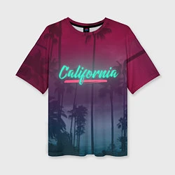 Женская футболка оверсайз California