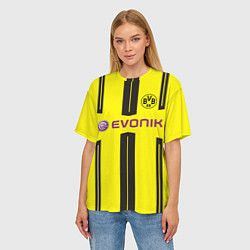 Футболка оверсайз женская BVB FC: Evonik, цвет: 3D-принт — фото 2