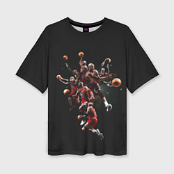 Женская футболка оверсайз Michael Jordan Style