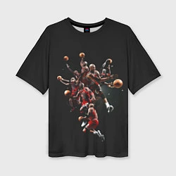 Женская футболка оверсайз Michael Jordan Style