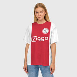 Футболка оверсайз женская Ajax FC: Ziggo, цвет: 3D-принт — фото 2