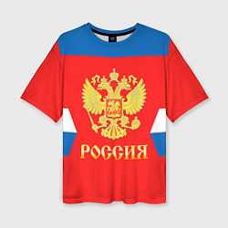 Футболка оверсайз женская Сборная РФ: #88 VASILEVSKIY, цвет: 3D-принт