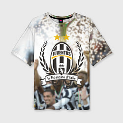 Женская футболка оверсайз Juventus5