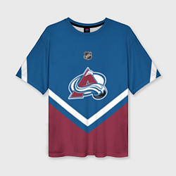 Женская футболка оверсайз NHL: Colorado Avalanche