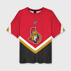 Женская футболка оверсайз NHL: Ottawa Senators