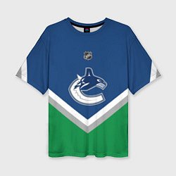 Женская футболка оверсайз NHL: Vancouver Canucks