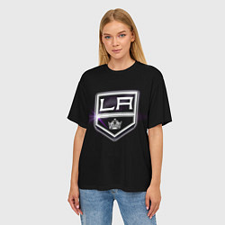 Футболка оверсайз женская Los Angeles Kings, цвет: 3D-принт — фото 2