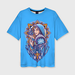 Женская футболка оверсайз Crystal Maiden: Ice Magic