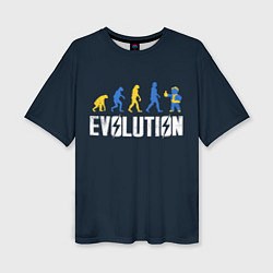Женская футболка оверсайз Vault Evolution