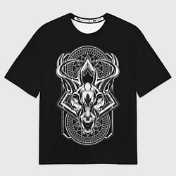Футболка оверсайз женская Dark Deer, цвет: 3D-принт