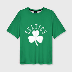 Женская футболка оверсайз Бостон