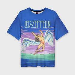 Женская футболка оверсайз Led Zeppelin: Angel