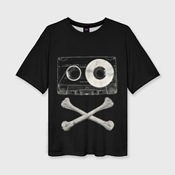 Футболка оверсайз женская Pirate Music, цвет: 3D-принт