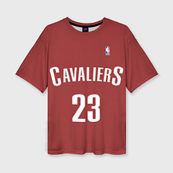 Женская футболка оверсайз Cavaliers Cleveland 23: Red