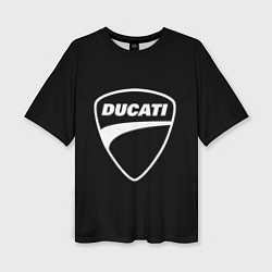 Футболка оверсайз женская Ducati, цвет: 3D-принт