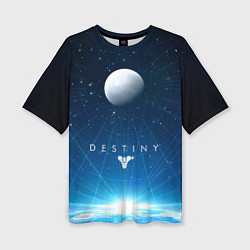 Женская футболка оверсайз Destiny Space