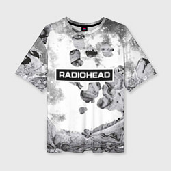 Женская футболка оверсайз Radiohead Abstraction