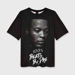 Женская футболка оверсайз Dr. Dre: 100% Beats