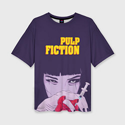 Женская футболка оверсайз Pulp Fiction: Dope Heart
